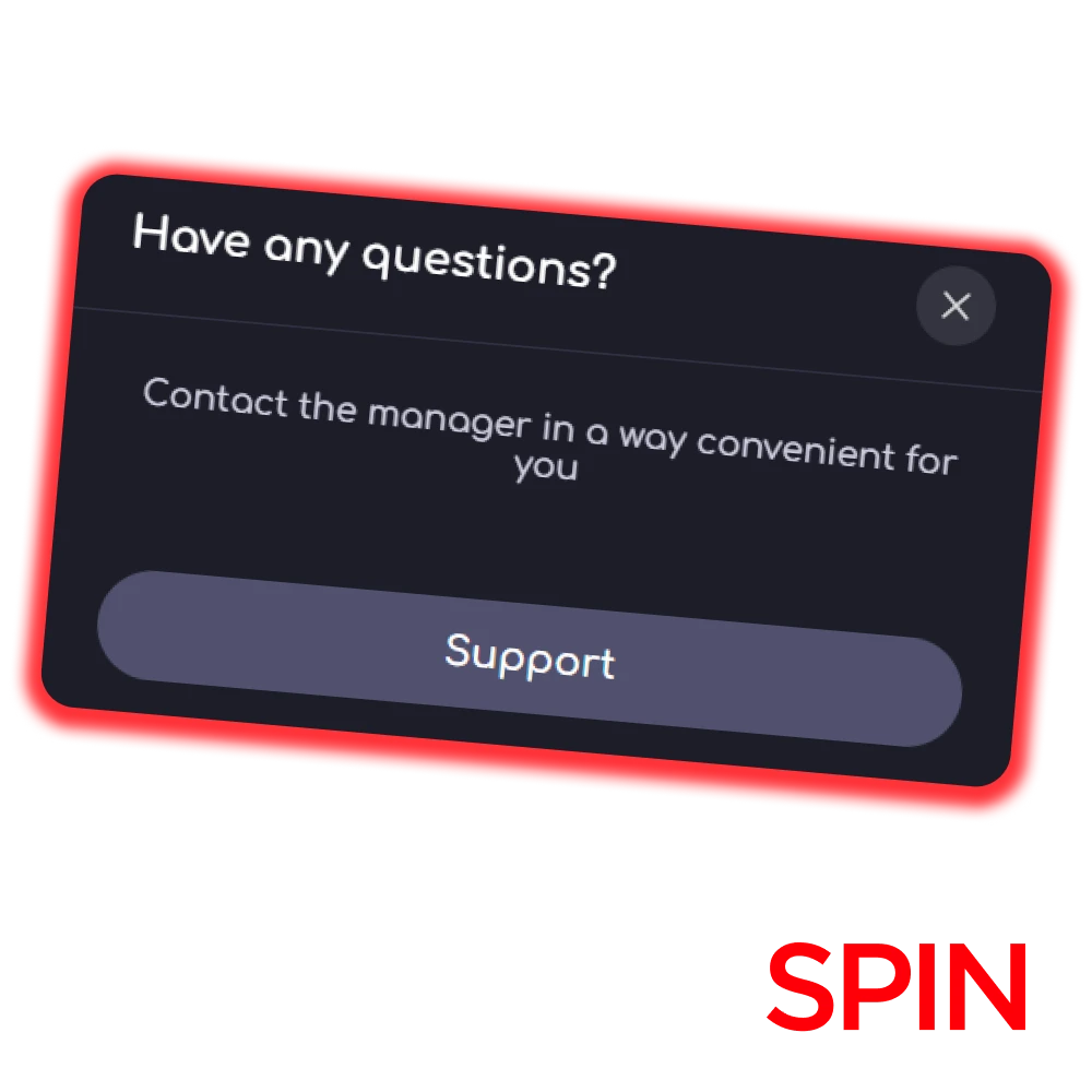 If you have any issues, contact the KatanaSpin customer support team.