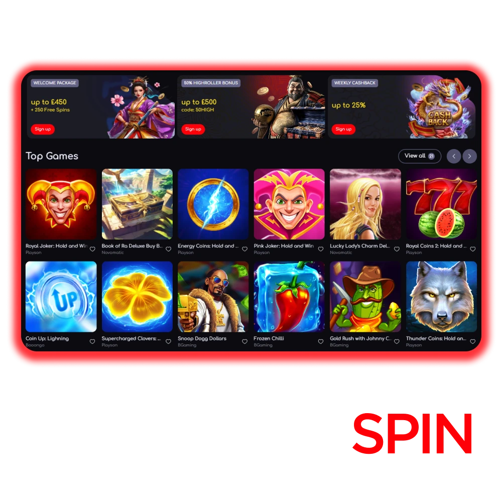 See user reviews of KatanaSpin to learn more about the website.