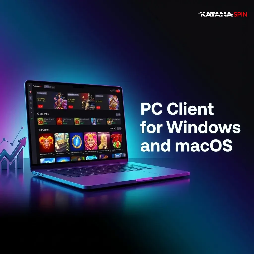 KatanaSpin website accessible via browser on Windows and macOS, no desktop client required for betting and gaming